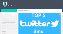Desktop Screenshot of business-advice-guide.com
